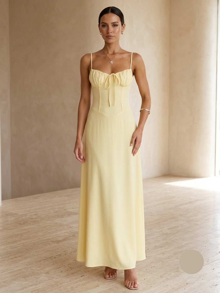 The Strappy Backless Maxi Dress