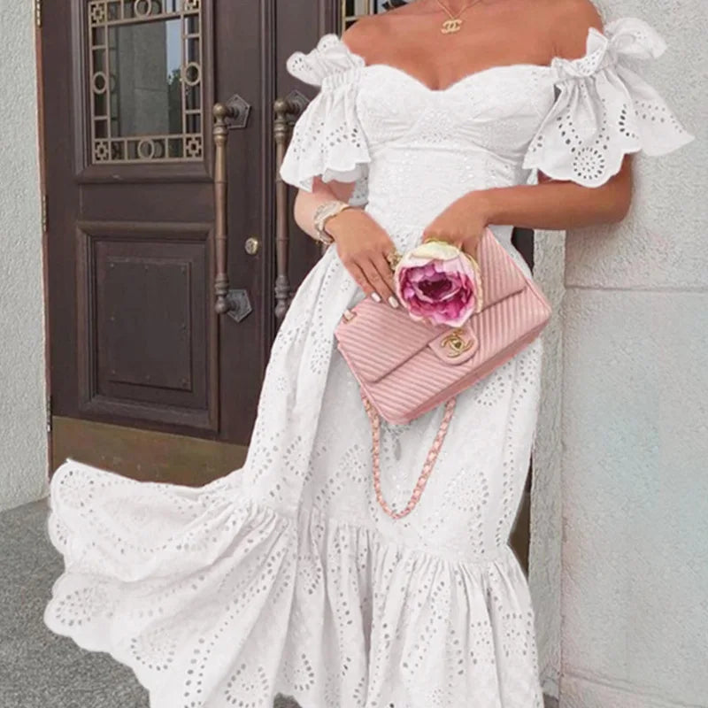 The Off-Shoulder Midi Dress