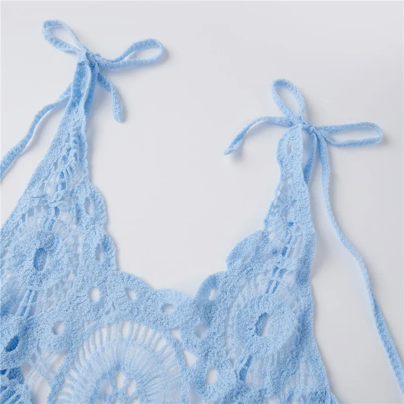 The Crochet U-Neck Cover-Up