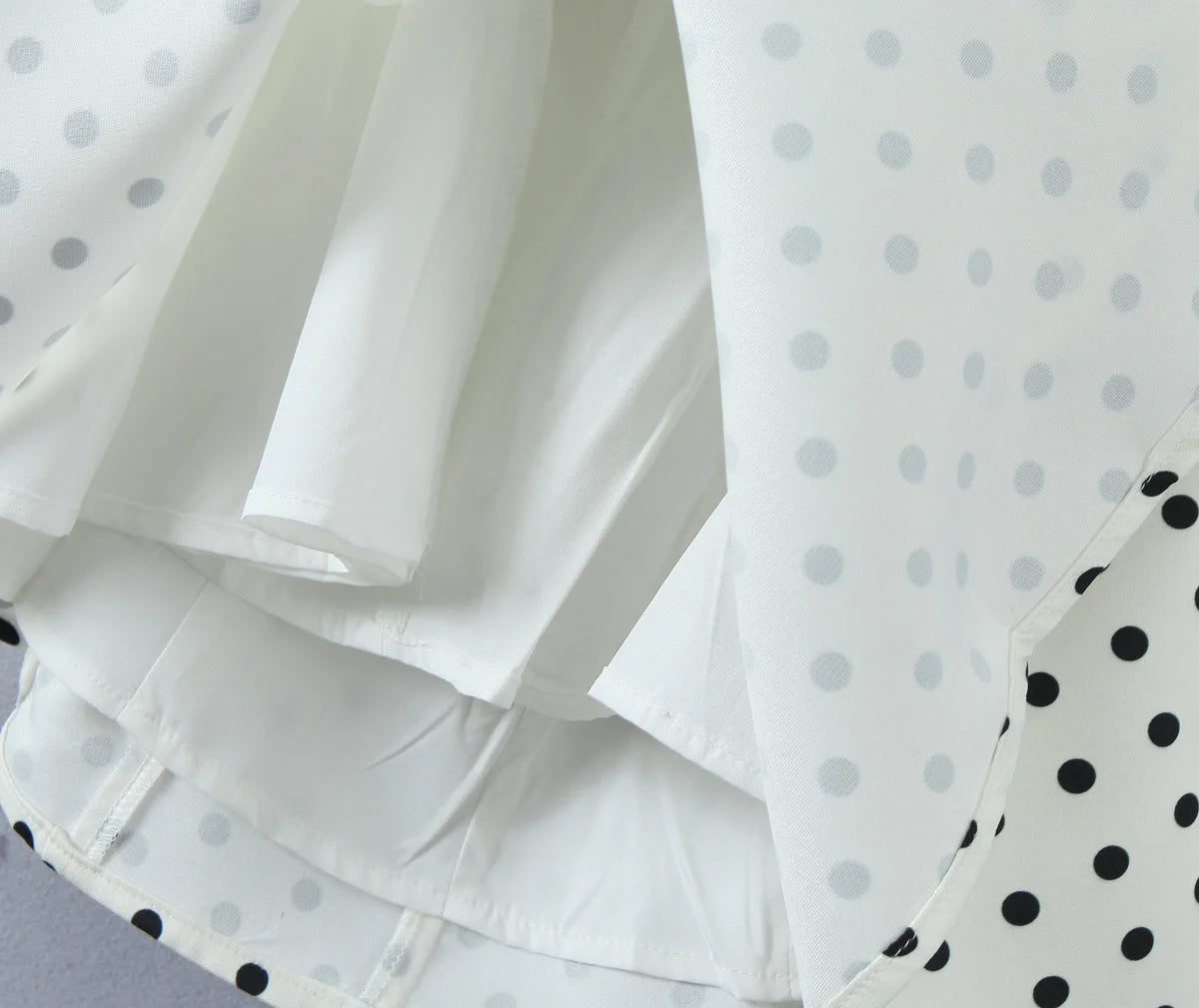 Retro Polka Dot A-Line Dress