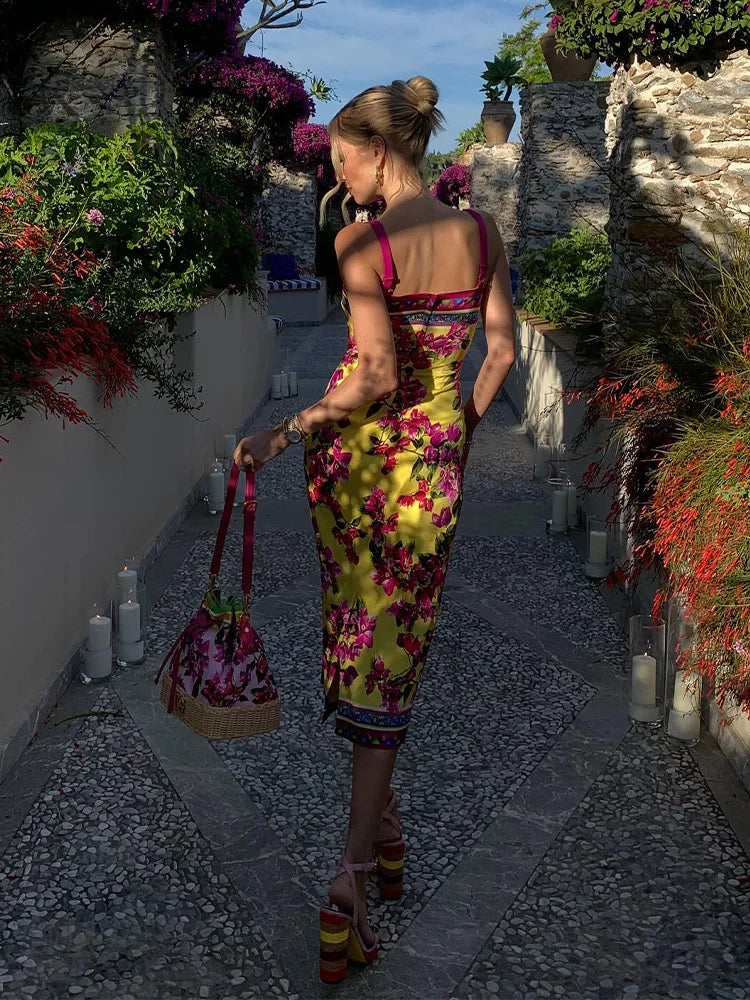 The Prairie Floral Midi Dress