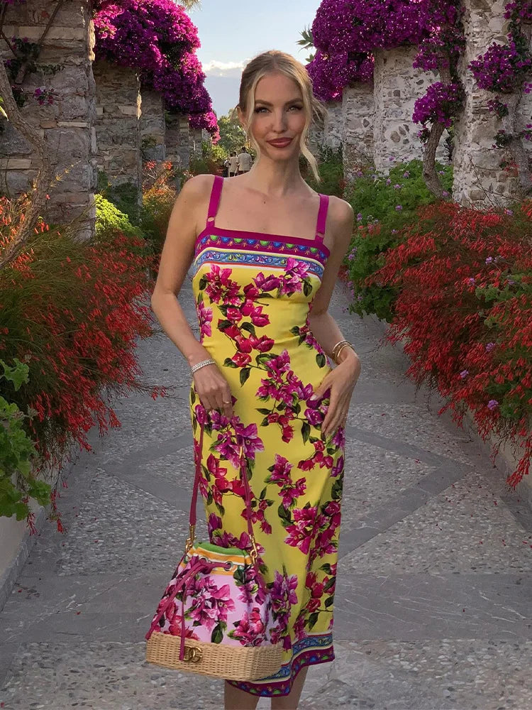 The Prairie Floral Midi Dress