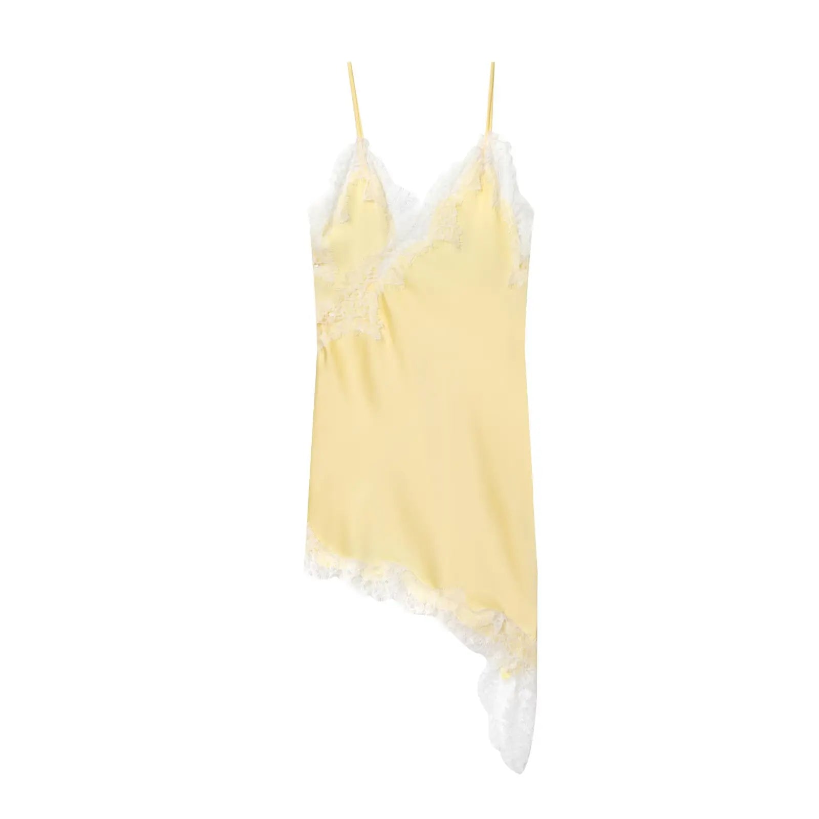 The Asymmetric Satin Slip Dress
