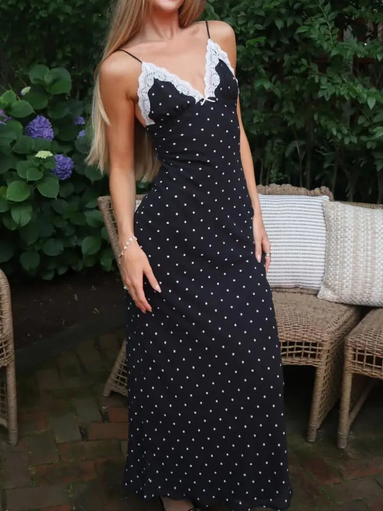 The Lace Patchwork Maxi Dress