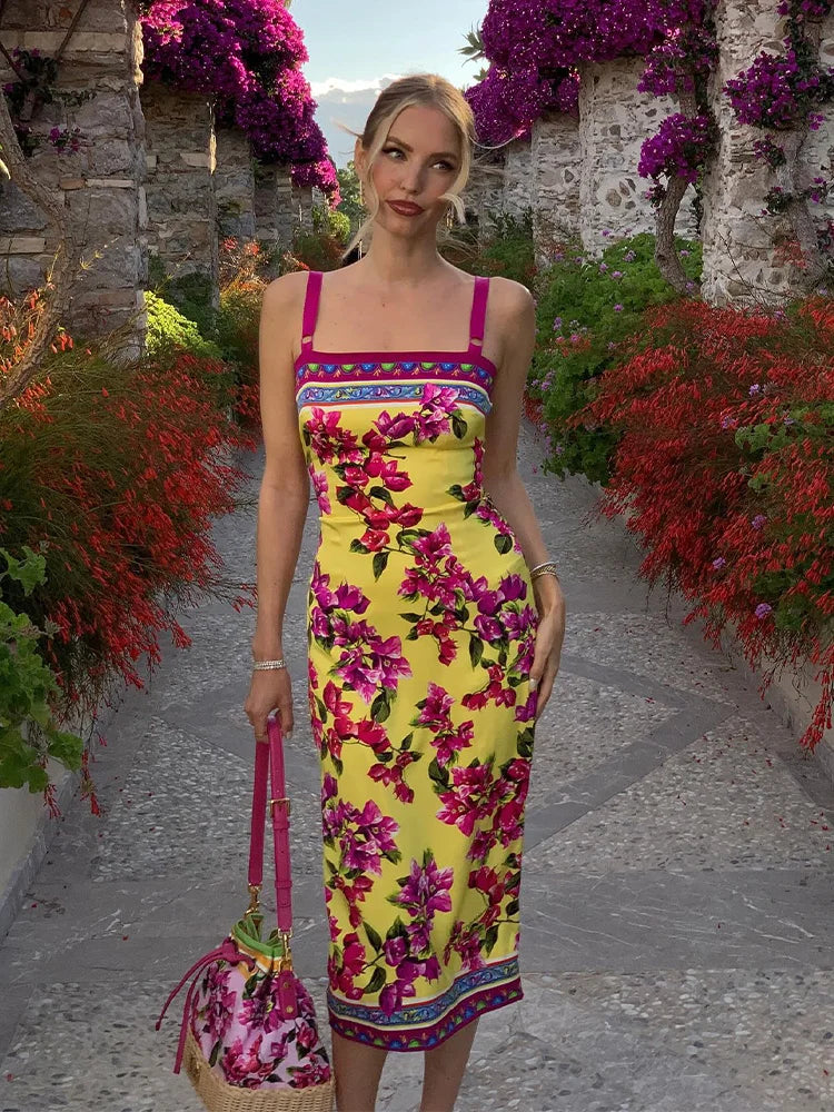 The Prairie Floral Midi Dress