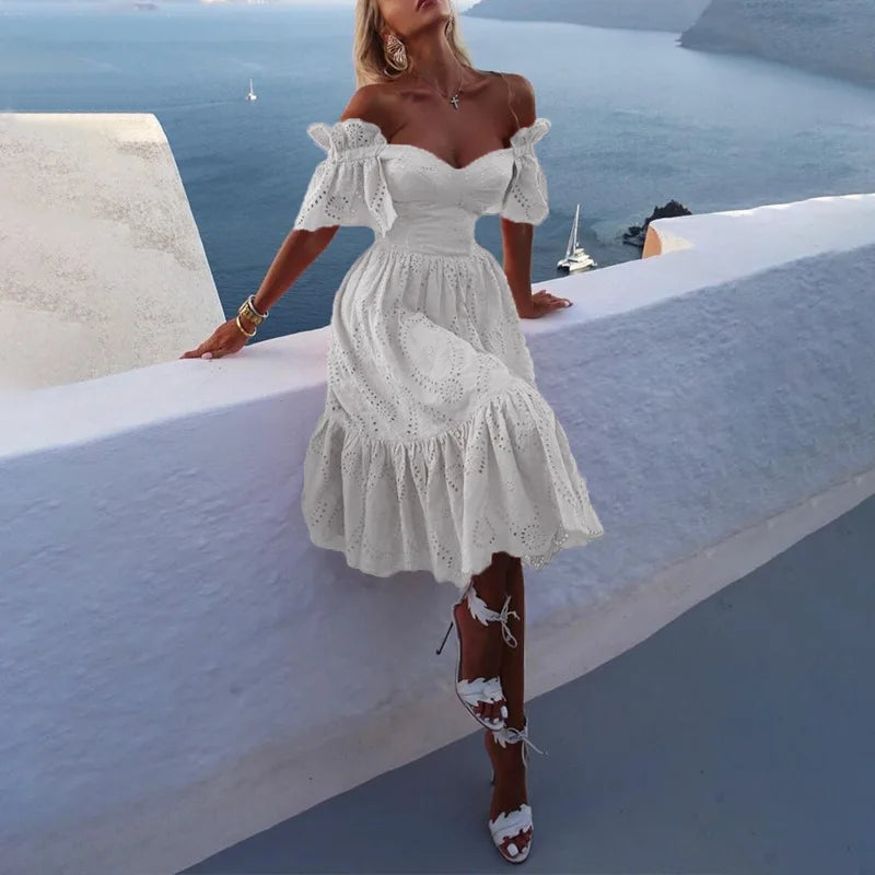 The Off-Shoulder Midi Dress