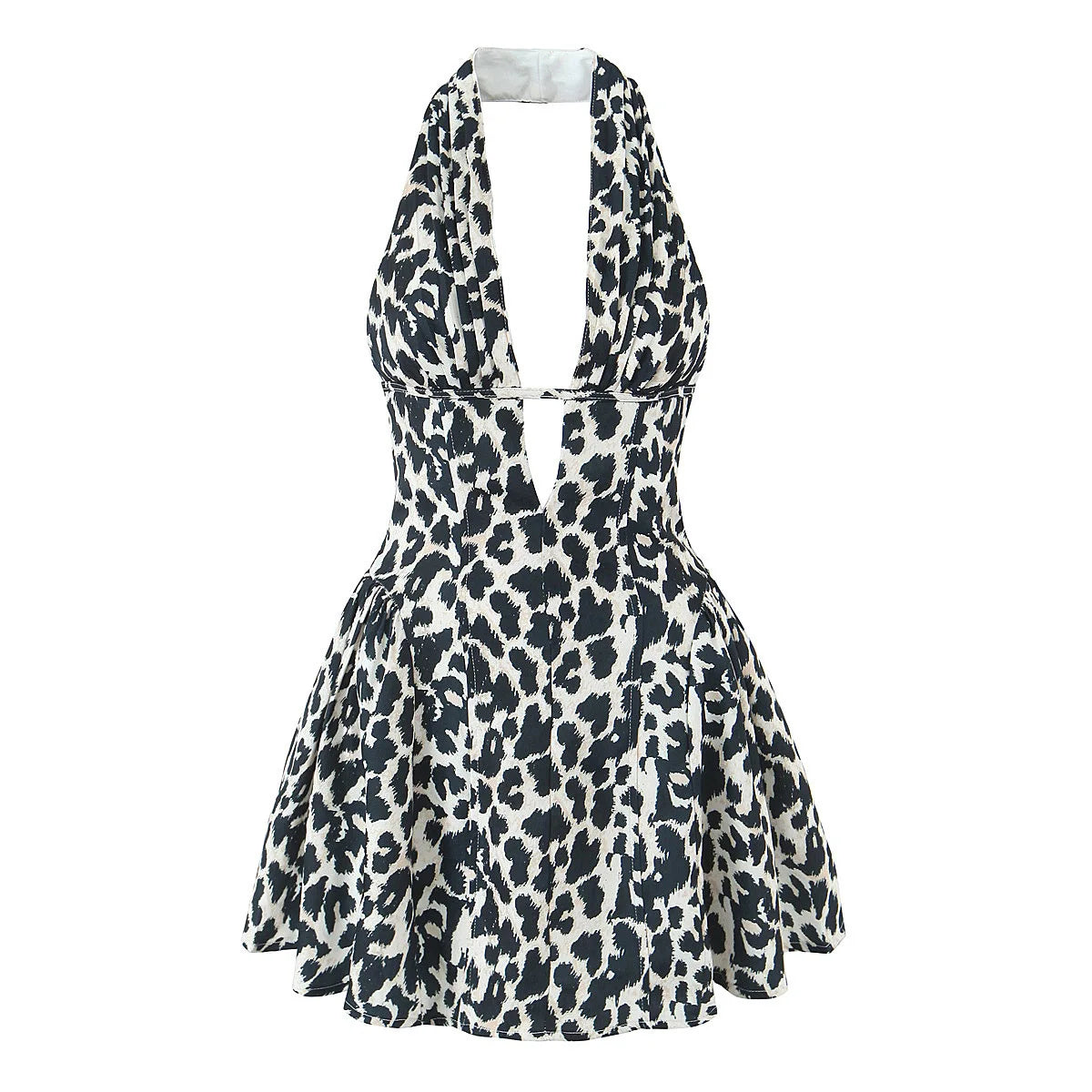 Retro Polka Dot A-Line Dress