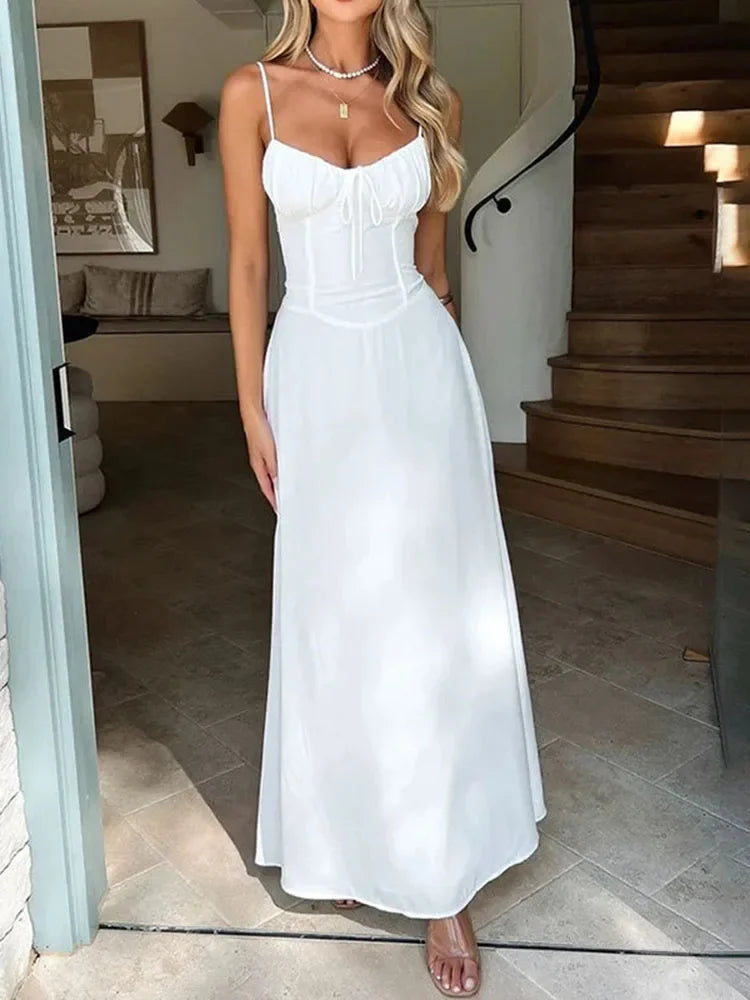 The Strappy Backless Maxi Dress