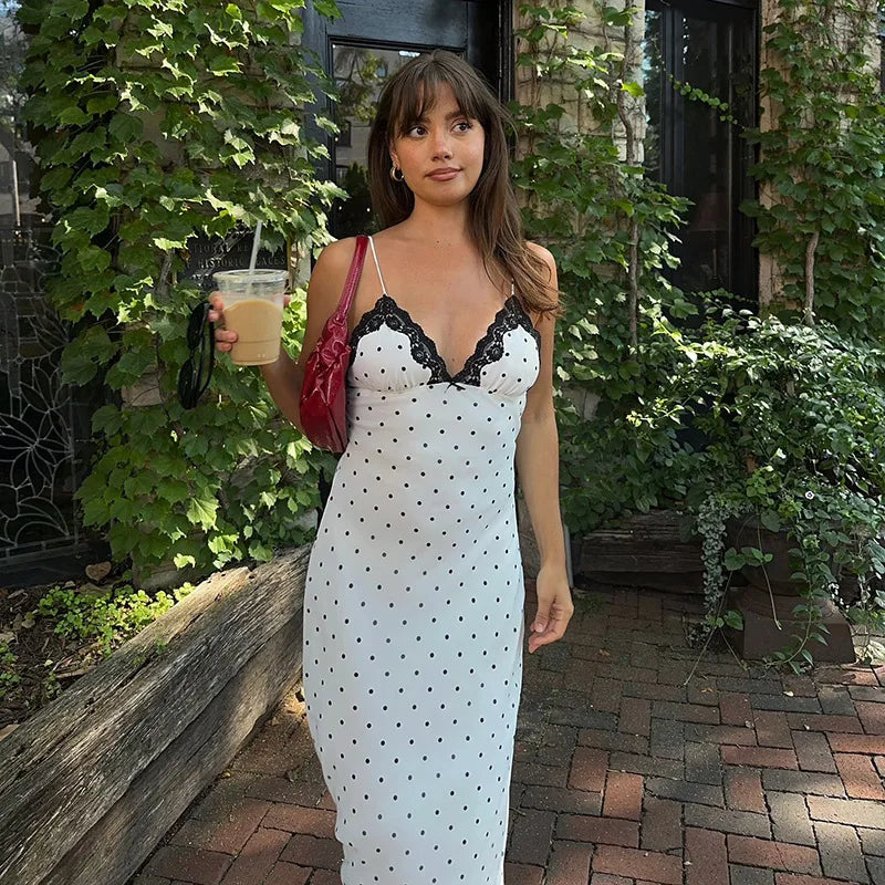 The Lace Patchwork Maxi Dress