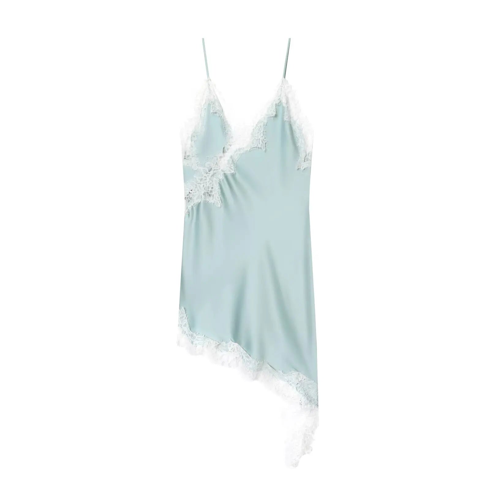 The Asymmetric Satin Slip Dress