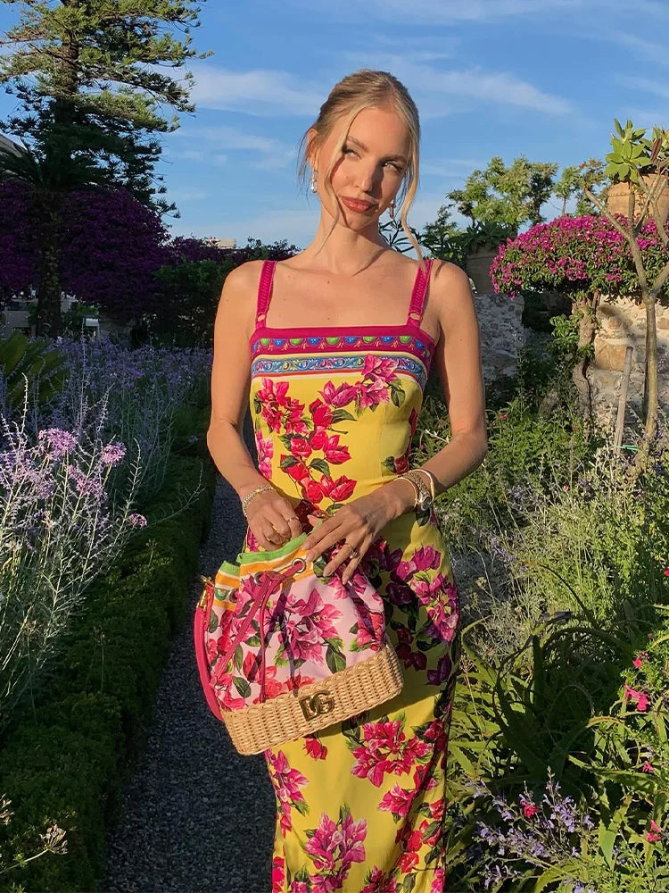The Prairie Floral Midi Dress