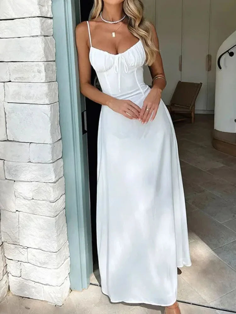 The Strappy Backless Maxi Dress