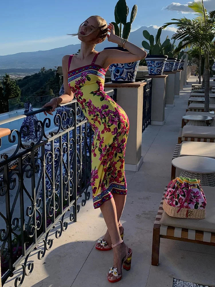 The Prairie Floral Midi Dress